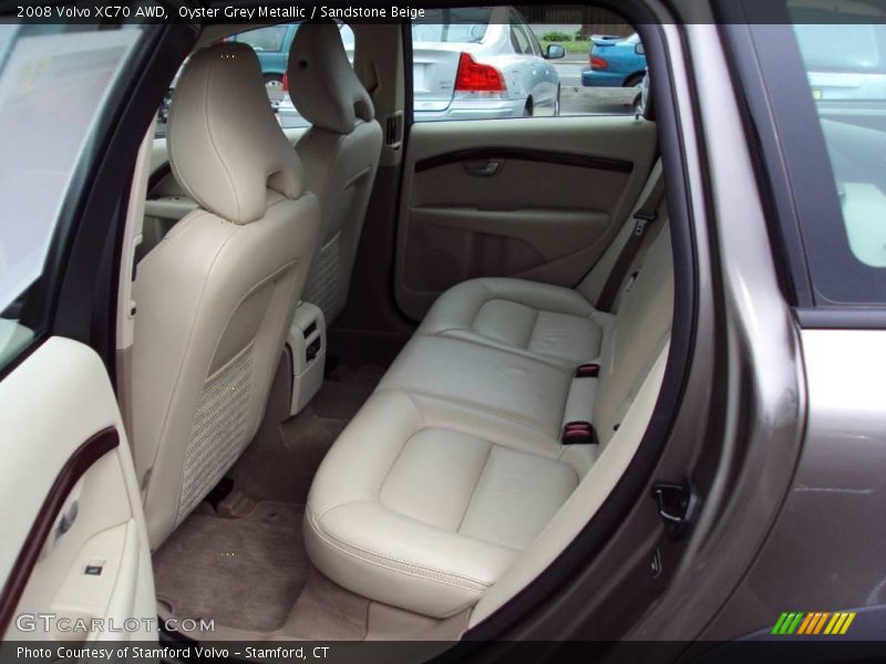 Oyster Grey Metallic / Sandstone Beige 2008 Volvo XC70 AWD