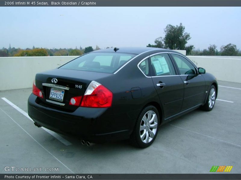 Black Obsidian / Graphite 2006 Infiniti M 45 Sedan