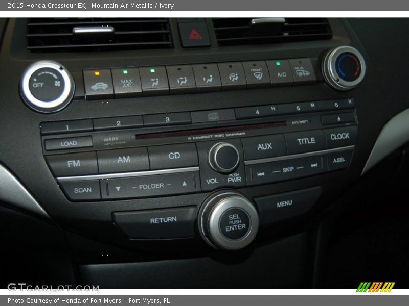 Mountain Air Metallic / Ivory 2015 Honda Crosstour EX