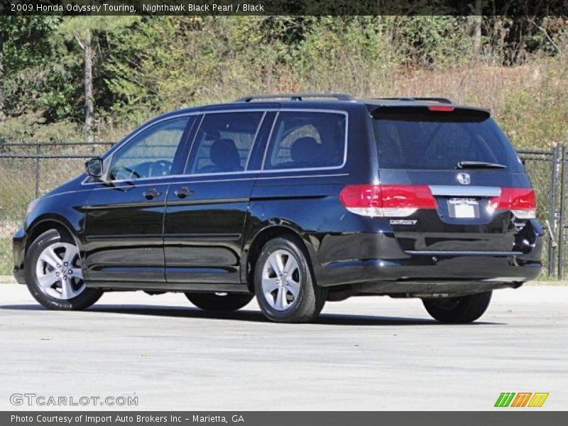 Nighthawk Black Pearl / Black 2009 Honda Odyssey Touring