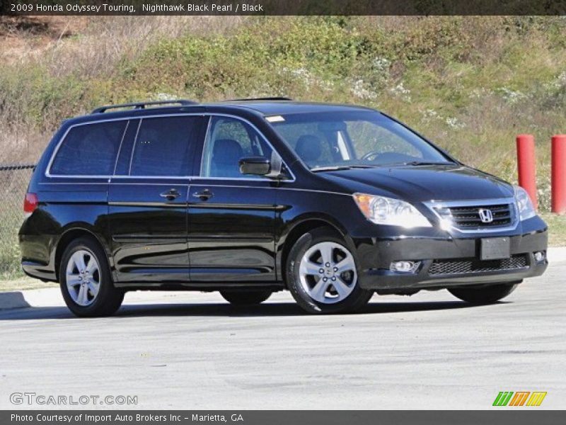 Nighthawk Black Pearl / Black 2009 Honda Odyssey Touring