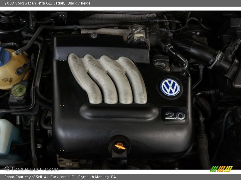 Black / Beige 2003 Volkswagen Jetta GLS Sedan