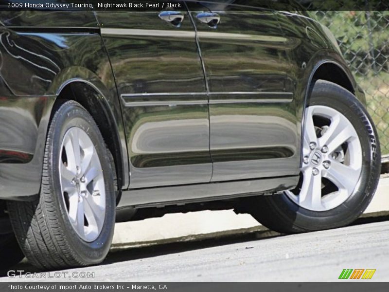 Nighthawk Black Pearl / Black 2009 Honda Odyssey Touring