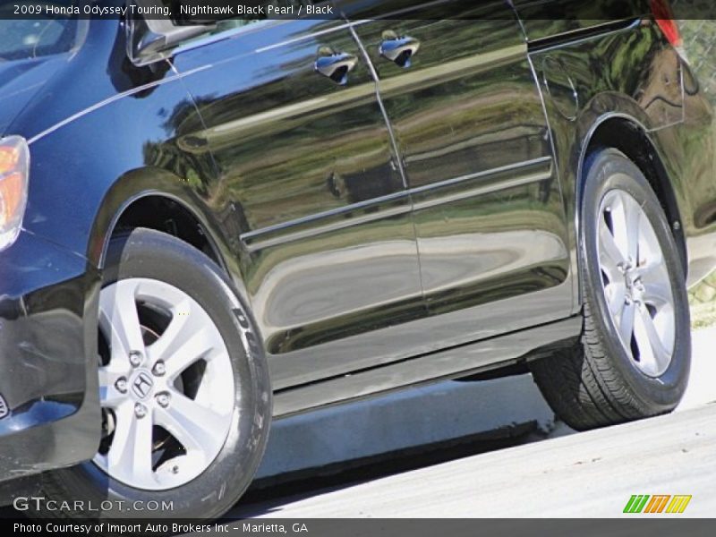 Nighthawk Black Pearl / Black 2009 Honda Odyssey Touring