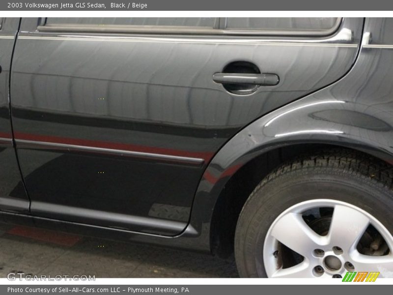 Black / Beige 2003 Volkswagen Jetta GLS Sedan