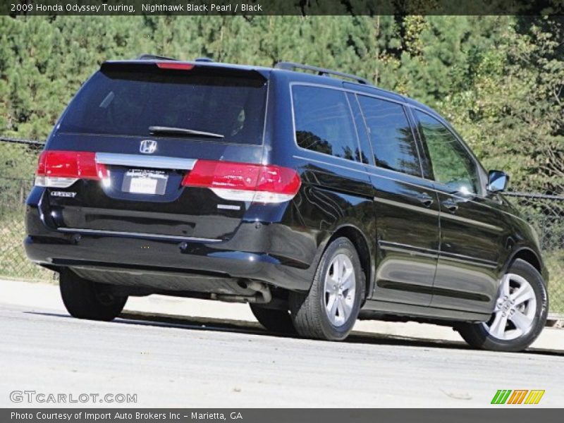 Nighthawk Black Pearl / Black 2009 Honda Odyssey Touring