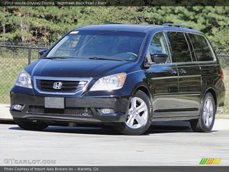 Nighthawk Black Pearl / Black 2009 Honda Odyssey Touring