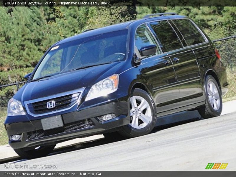 Nighthawk Black Pearl / Black 2009 Honda Odyssey Touring