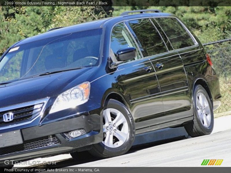 Nighthawk Black Pearl / Black 2009 Honda Odyssey Touring