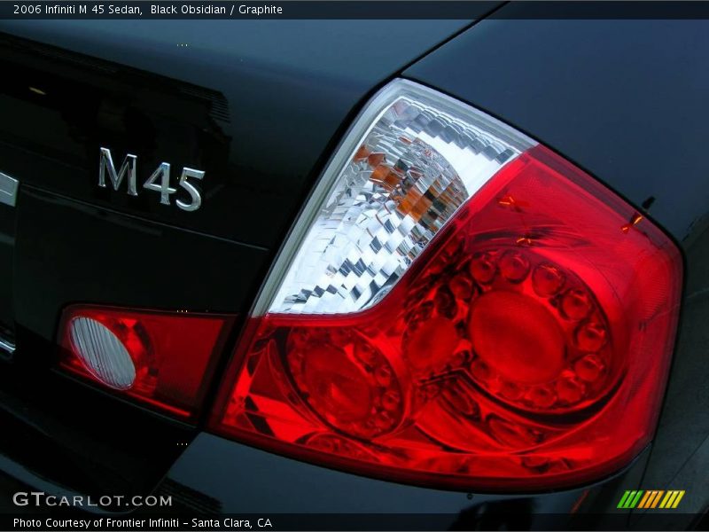 Black Obsidian / Graphite 2006 Infiniti M 45 Sedan