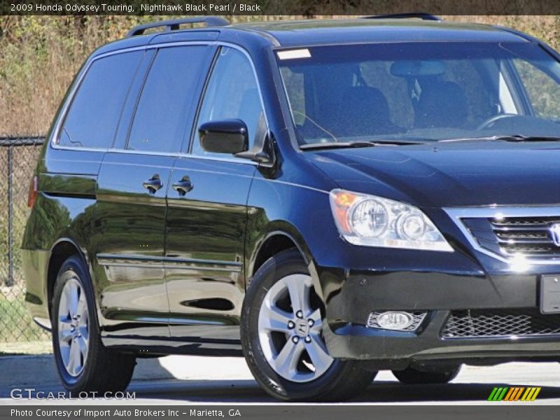 Nighthawk Black Pearl / Black 2009 Honda Odyssey Touring