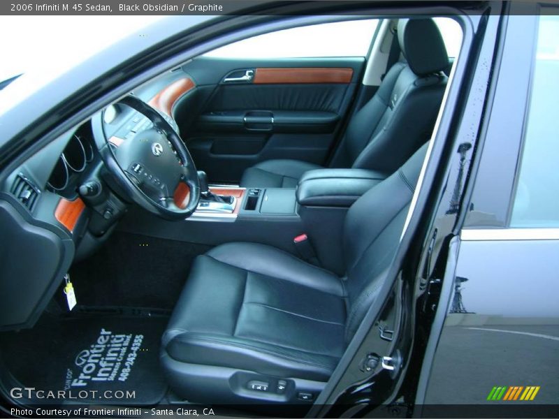 Black Obsidian / Graphite 2006 Infiniti M 45 Sedan