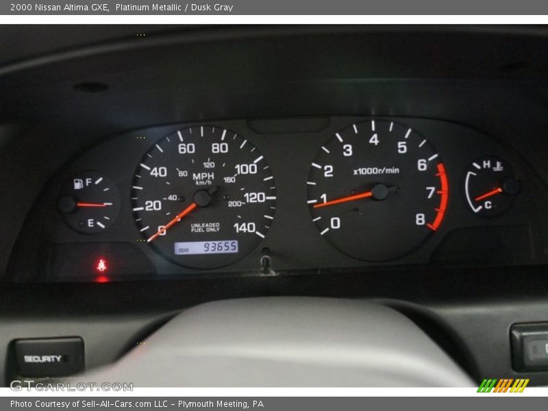 Platinum Metallic / Dusk Gray 2000 Nissan Altima GXE