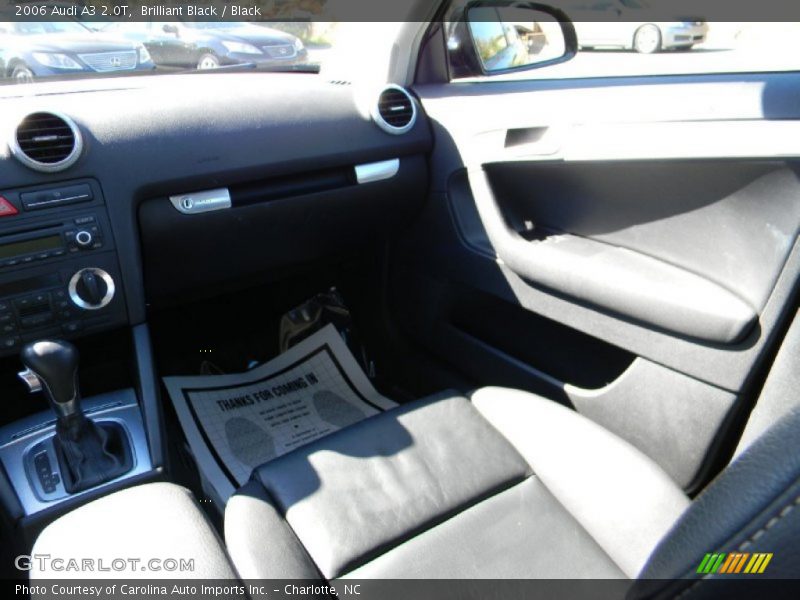Brilliant Black / Black 2006 Audi A3 2.0T