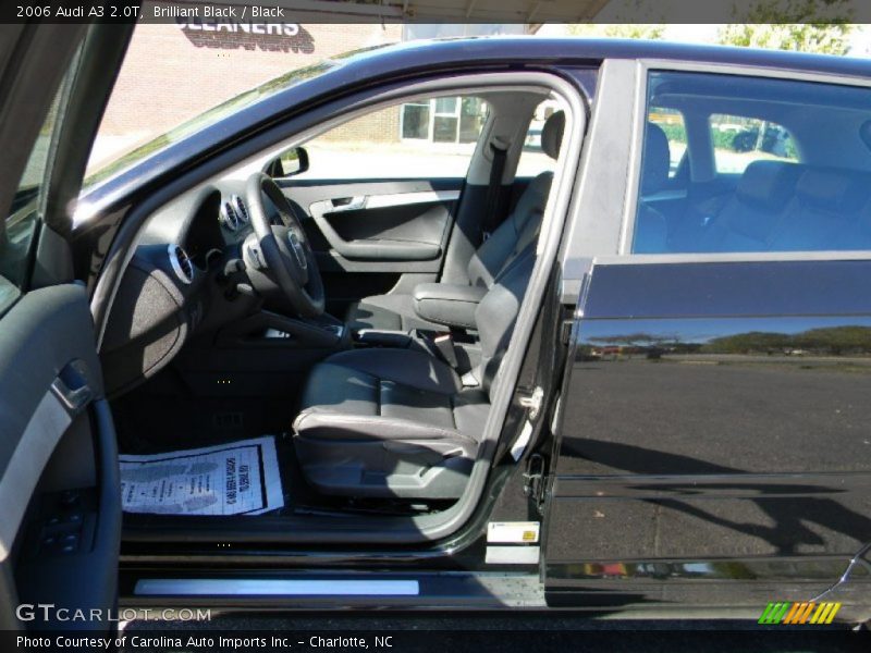 Brilliant Black / Black 2006 Audi A3 2.0T