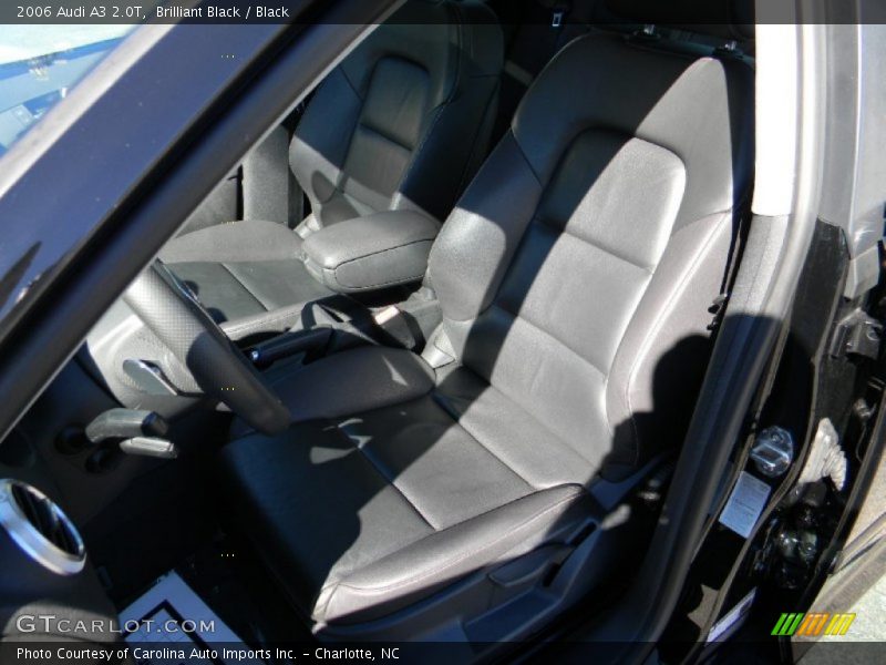 Brilliant Black / Black 2006 Audi A3 2.0T