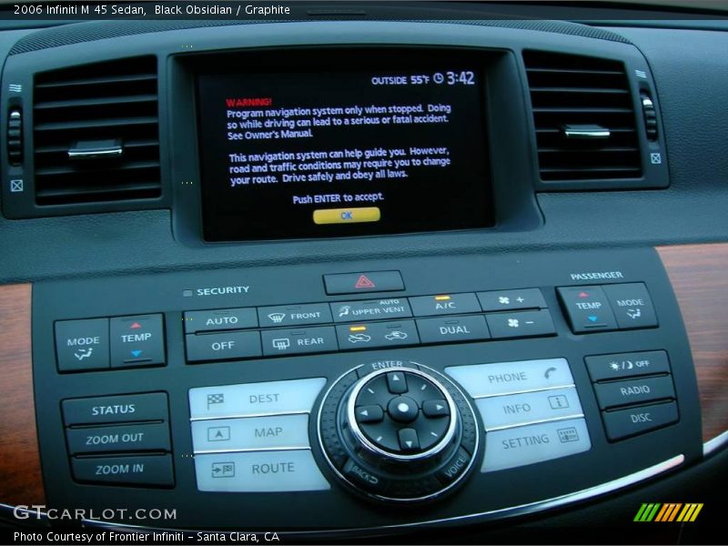 Black Obsidian / Graphite 2006 Infiniti M 45 Sedan