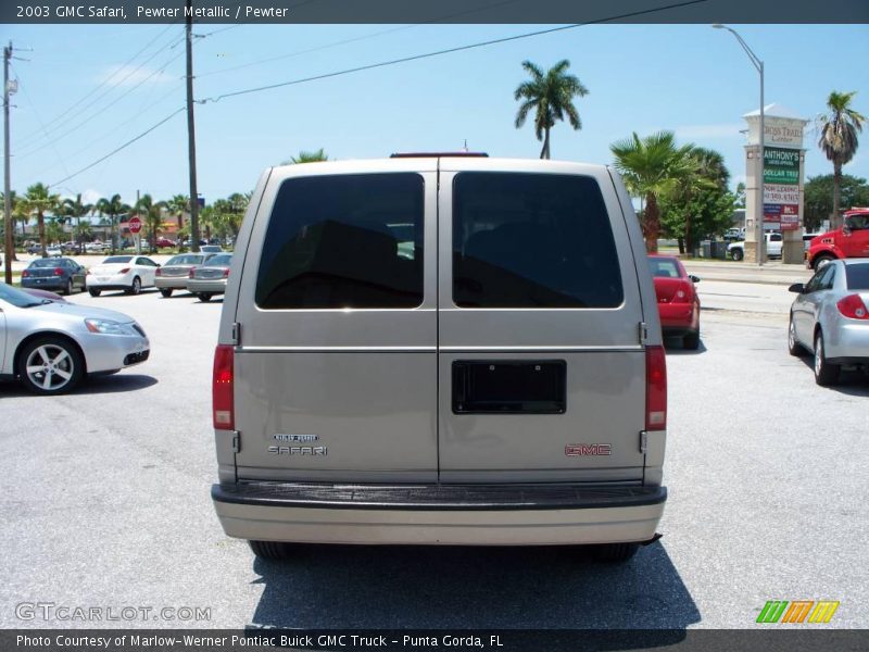 Pewter Metallic / Pewter 2003 GMC Safari