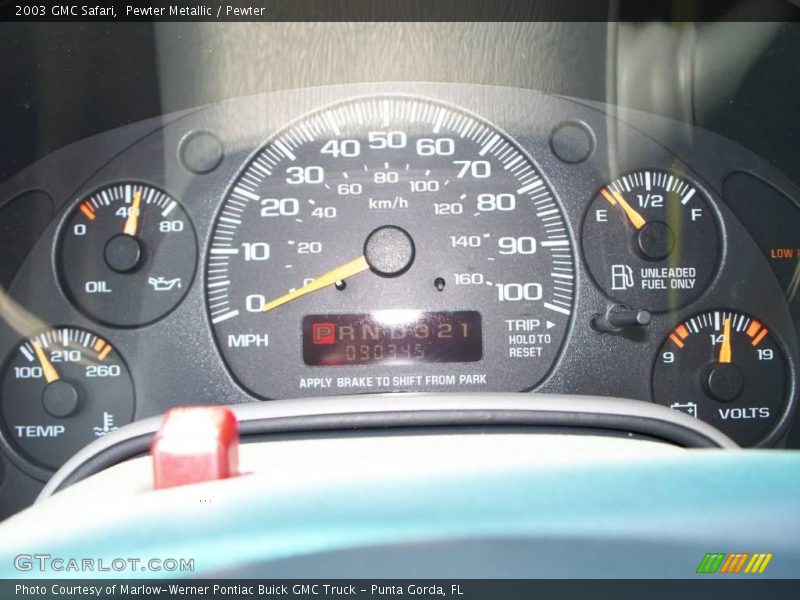Pewter Metallic / Pewter 2003 GMC Safari