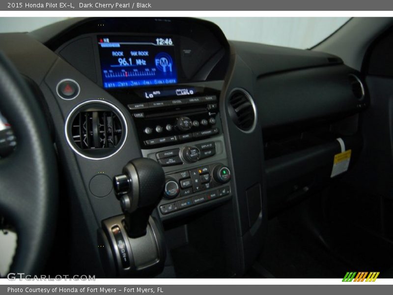 Dark Cherry Pearl / Black 2015 Honda Pilot EX-L