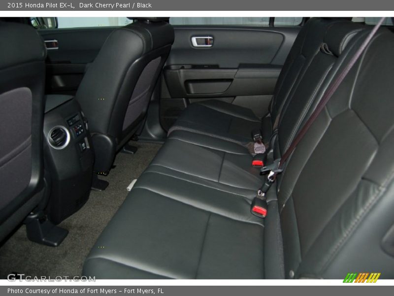 Dark Cherry Pearl / Black 2015 Honda Pilot EX-L