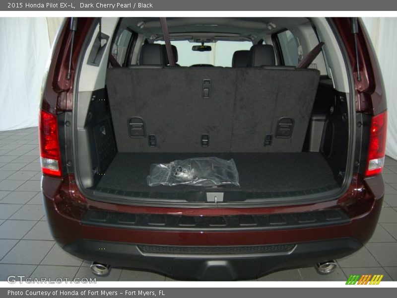 Dark Cherry Pearl / Black 2015 Honda Pilot EX-L