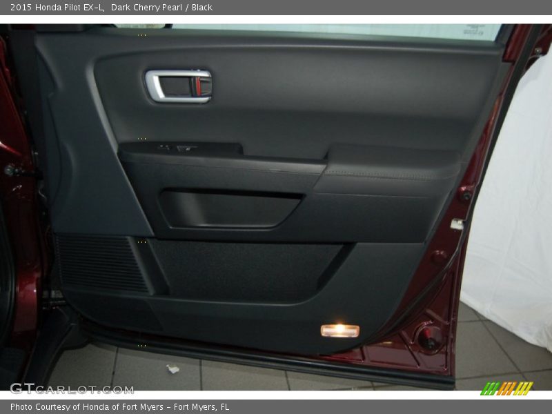 Dark Cherry Pearl / Black 2015 Honda Pilot EX-L