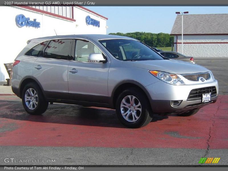 Liquid Silver / Gray 2007 Hyundai Veracruz GLS AWD