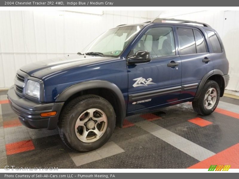 Indigo Blue / Medium Gray 2004 Chevrolet Tracker ZR2 4WD