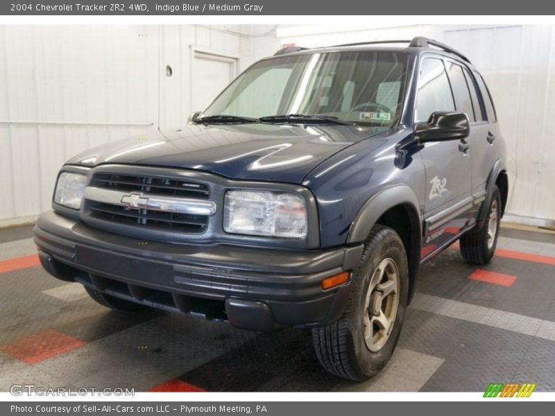 Indigo Blue / Medium Gray 2004 Chevrolet Tracker ZR2 4WD