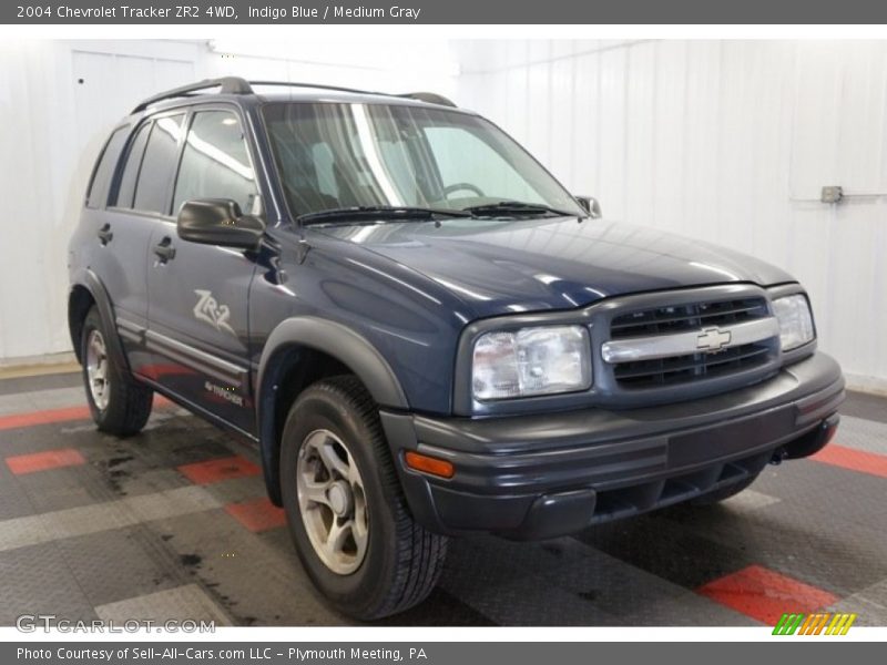 Indigo Blue / Medium Gray 2004 Chevrolet Tracker ZR2 4WD