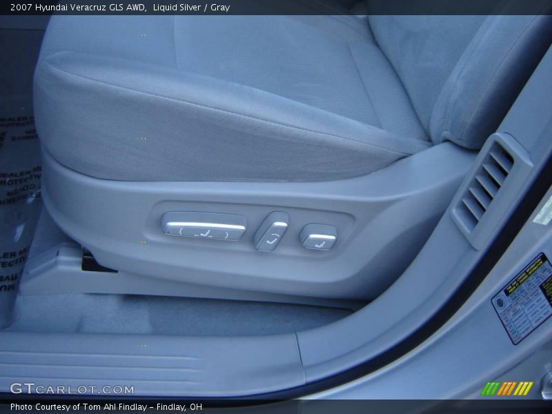 Liquid Silver / Gray 2007 Hyundai Veracruz GLS AWD