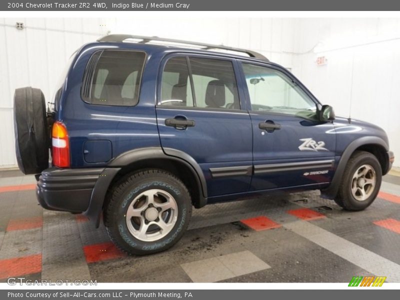 Indigo Blue / Medium Gray 2004 Chevrolet Tracker ZR2 4WD