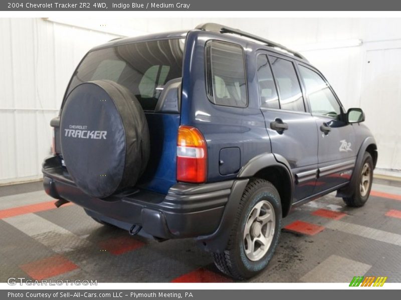 Indigo Blue / Medium Gray 2004 Chevrolet Tracker ZR2 4WD