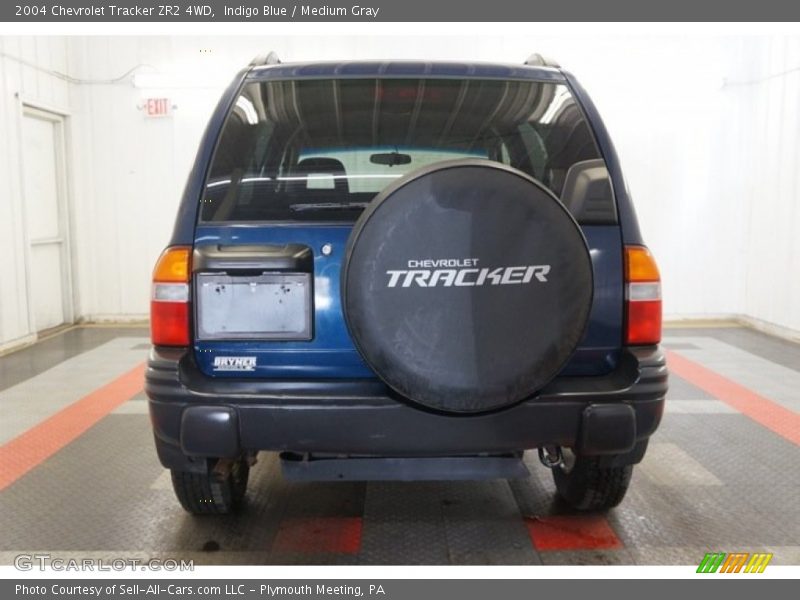 Indigo Blue / Medium Gray 2004 Chevrolet Tracker ZR2 4WD