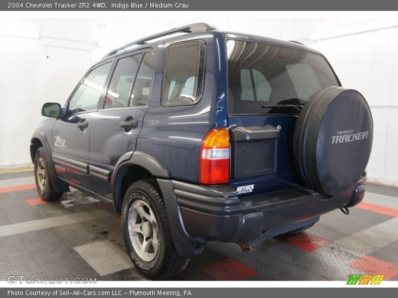Indigo Blue / Medium Gray 2004 Chevrolet Tracker ZR2 4WD