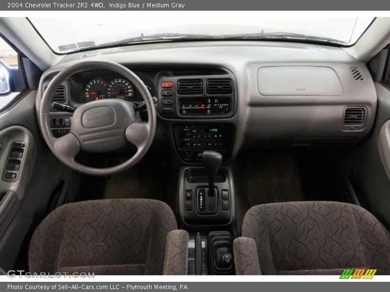 Indigo Blue / Medium Gray 2004 Chevrolet Tracker ZR2 4WD