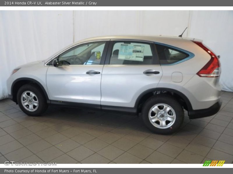 Alabaster Silver Metallic / Gray 2014 Honda CR-V LX