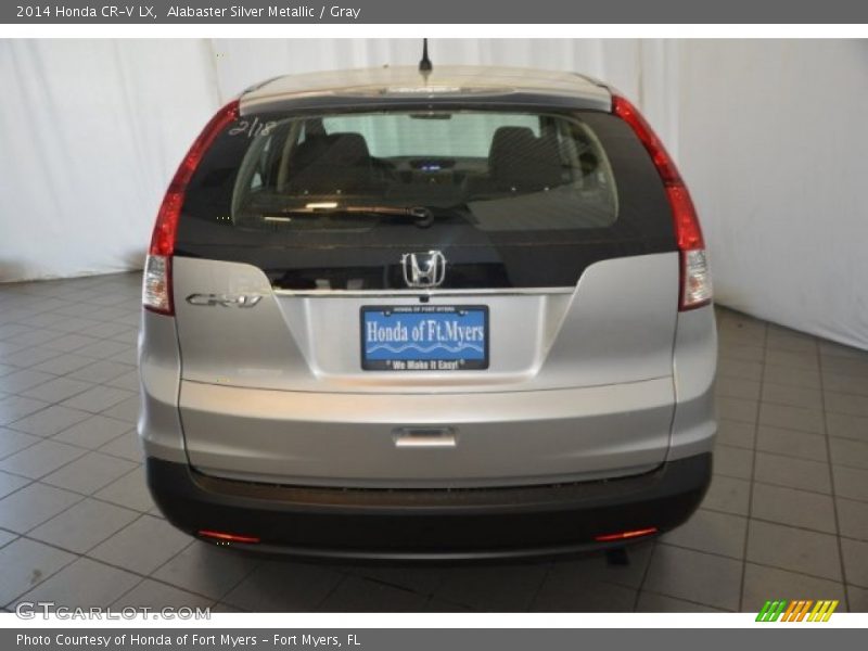 Alabaster Silver Metallic / Gray 2014 Honda CR-V LX