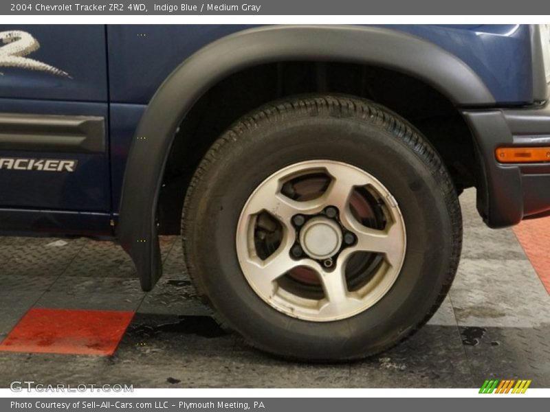 Indigo Blue / Medium Gray 2004 Chevrolet Tracker ZR2 4WD