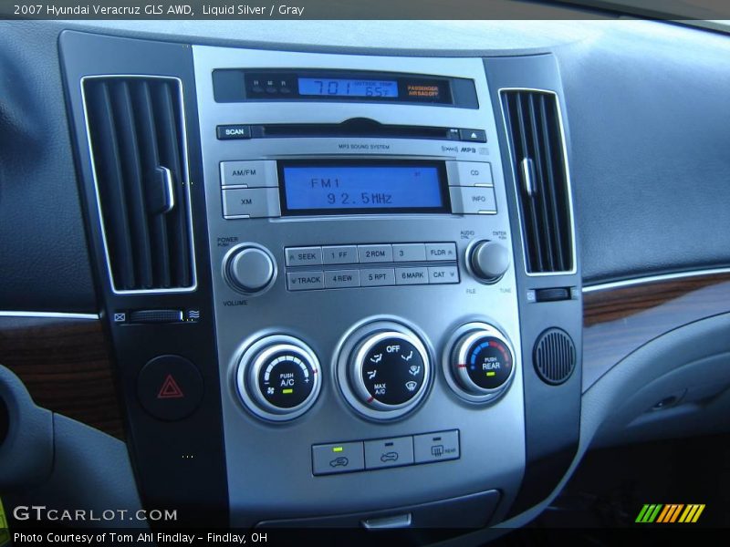 Liquid Silver / Gray 2007 Hyundai Veracruz GLS AWD