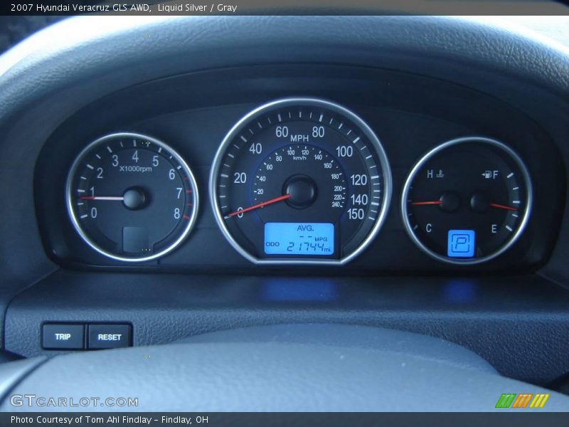 Liquid Silver / Gray 2007 Hyundai Veracruz GLS AWD