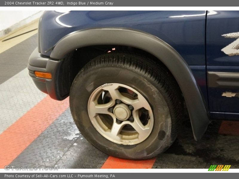 Indigo Blue / Medium Gray 2004 Chevrolet Tracker ZR2 4WD