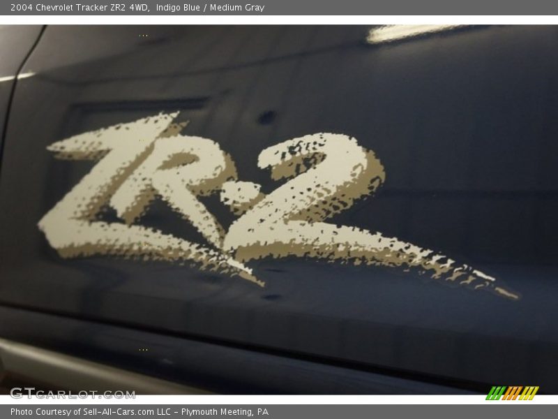 Indigo Blue / Medium Gray 2004 Chevrolet Tracker ZR2 4WD