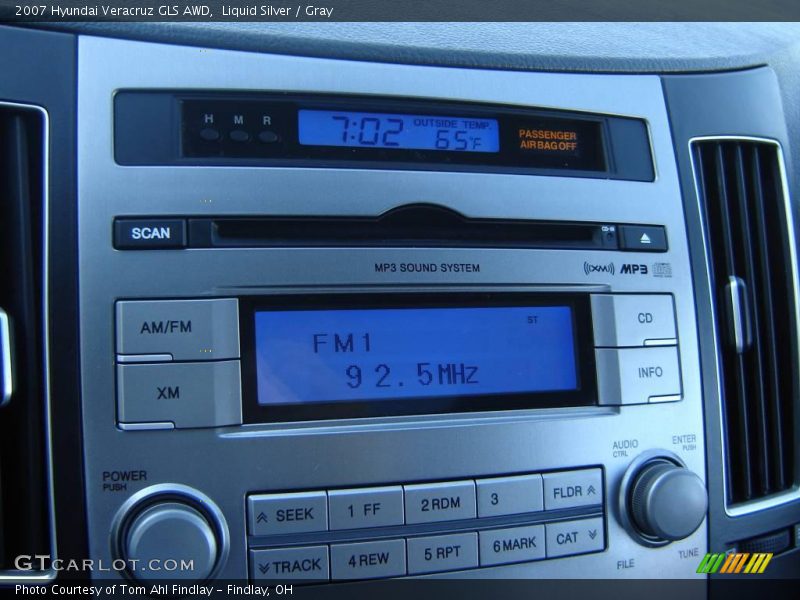 Liquid Silver / Gray 2007 Hyundai Veracruz GLS AWD