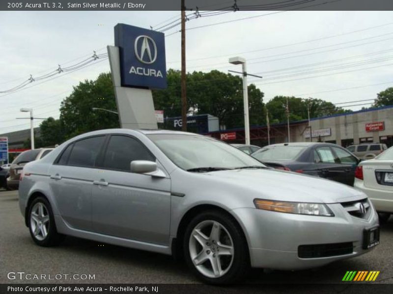 Satin Silver Metallic / Ebony 2005 Acura TL 3.2