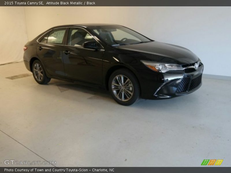 Attitude Black Metallic / Black 2015 Toyota Camry SE