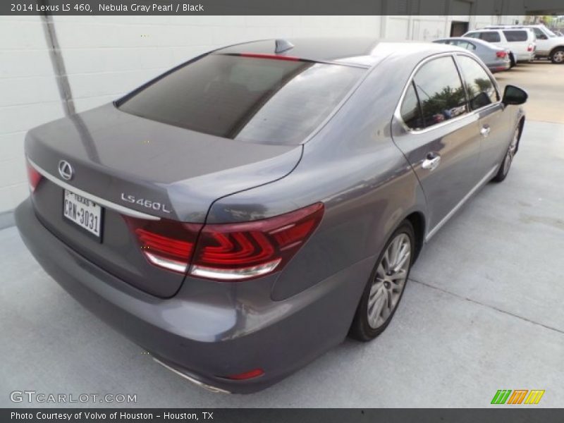 Nebula Gray Pearl / Black 2014 Lexus LS 460