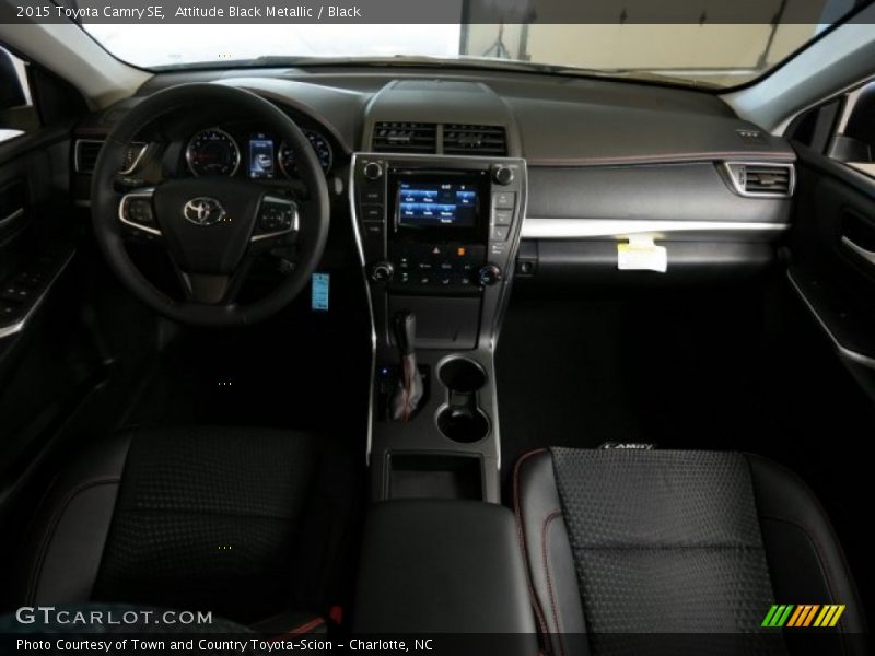 Attitude Black Metallic / Black 2015 Toyota Camry SE