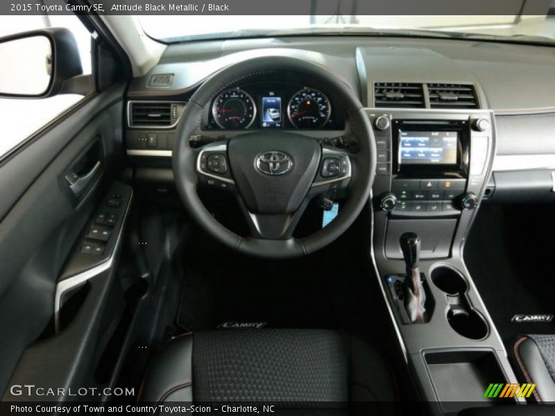 Attitude Black Metallic / Black 2015 Toyota Camry SE